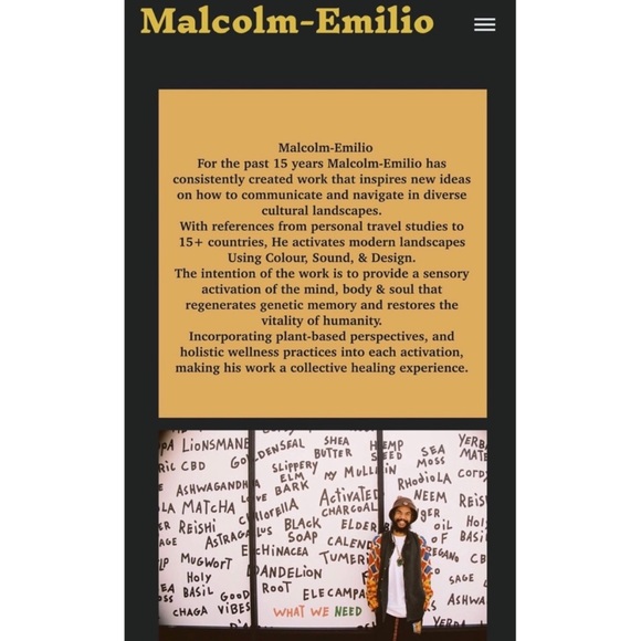 MALCOLM EMILIO • Stay Relevant Tan/Multi Ankh Reworked Vintage Blazer - Picture 14 of 16